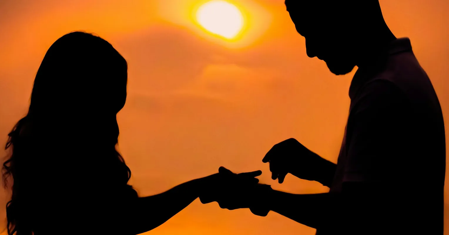 Couple engaged in an intimate conversation, exploring commitment signals without feeling pressured