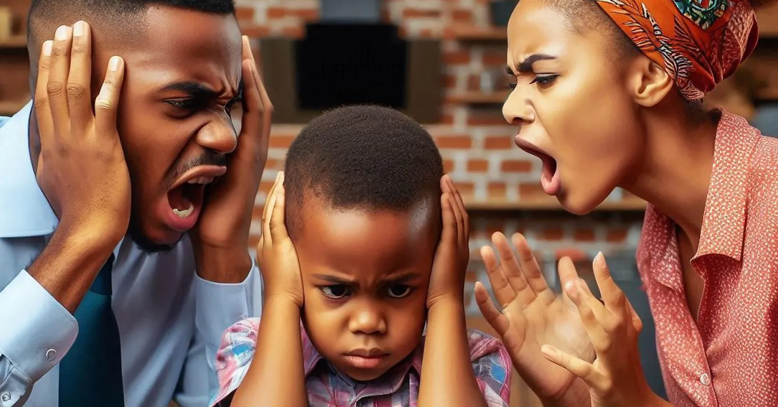 Young adult discussing feelings of being micromanaged with their parents at home