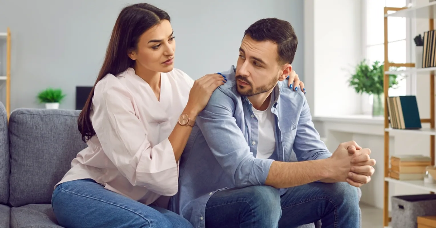 Couple discussing their feelings, revealing signs of conditional love in a relationship