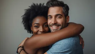 Person reflecting on emotional behavior and meaning connected to i feel more connected after hugging someone