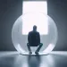 Individual contemplating the challenges of forming connections due to emotional maturity in relationships