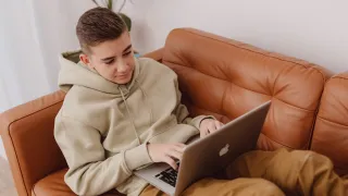 Parent adjusting video call time to align with child's daily routine and needs