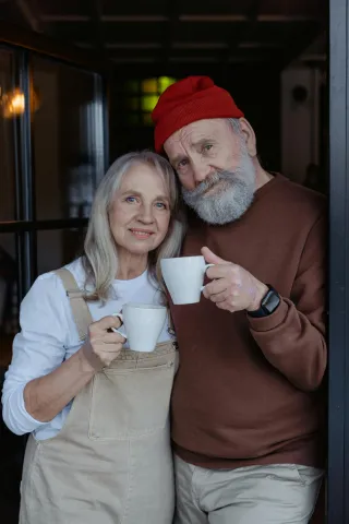 Couple discussing relationship deal breakers in a cozy, intimate setting