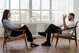 Person reflecting on emotional behavior and meaning connected to i hesitate to leave a therapist i no longer