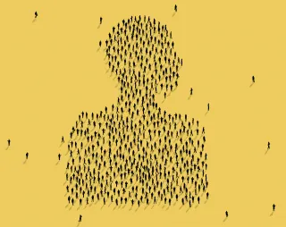 Group of friends with one person visibly detached, hinting at feelings of exclusion.