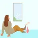 Individuals interacting with their devices, reflecting on the shallow nature of online friendships