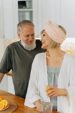 An older person contemplating their future after feeling lost post-breakup