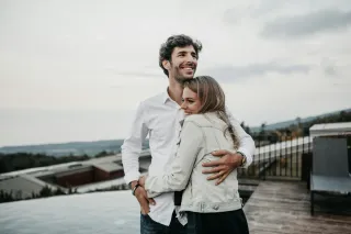Couple sharing a deep conversation, exploring emotional intimacy without individuality dynamics