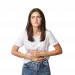 Couple appearing distant while one partner expresses concern about affection after closeness.