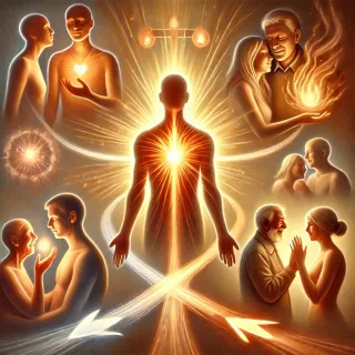Individual contemplating their self-sabotaging behaviors in relationships and emotional patterns