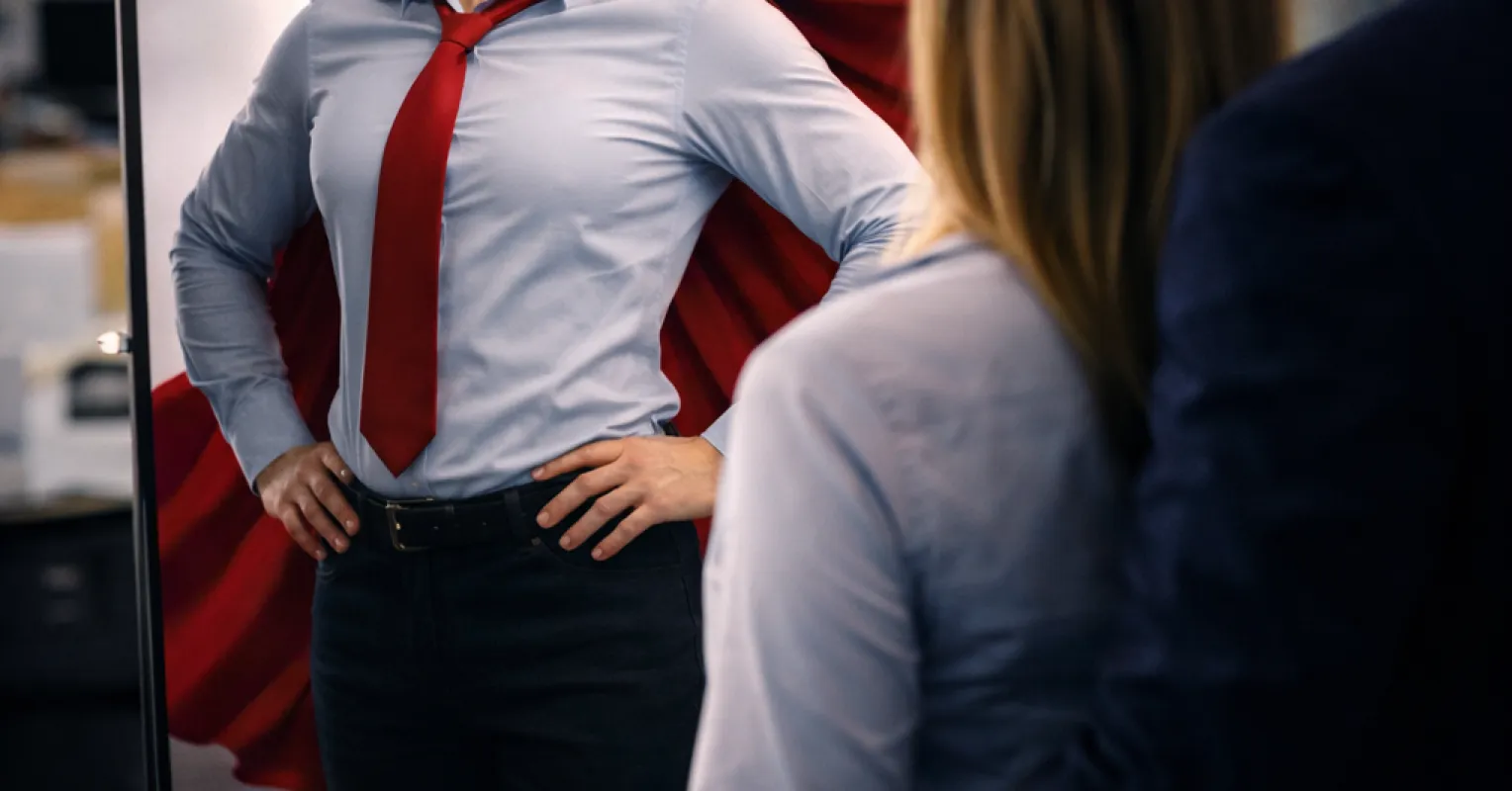 Individual contemplating the emotional significance of mentor connections and personal growth.