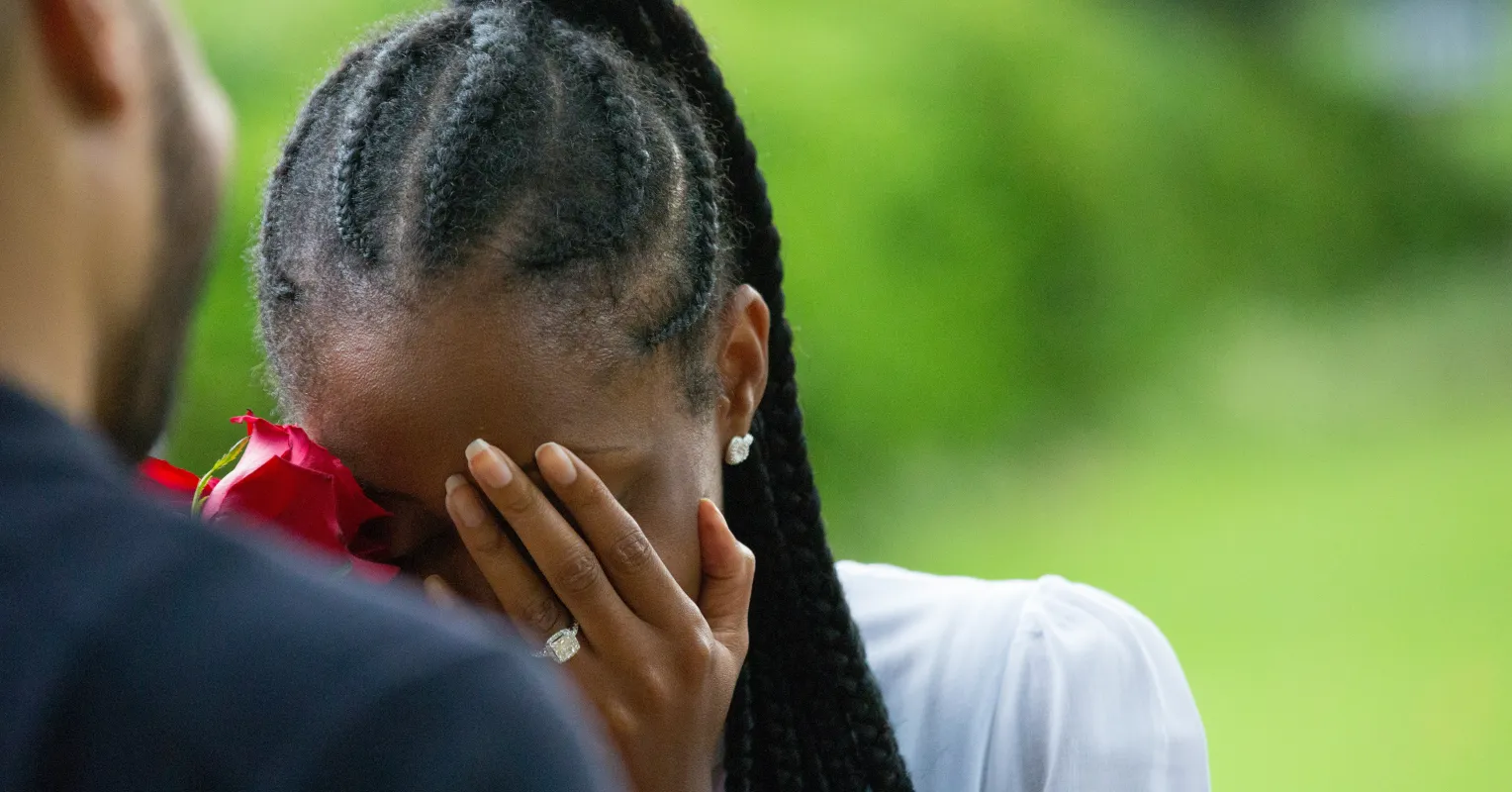 Couple experiencing mixed emotions post-argument, showing relief amid lingering tension