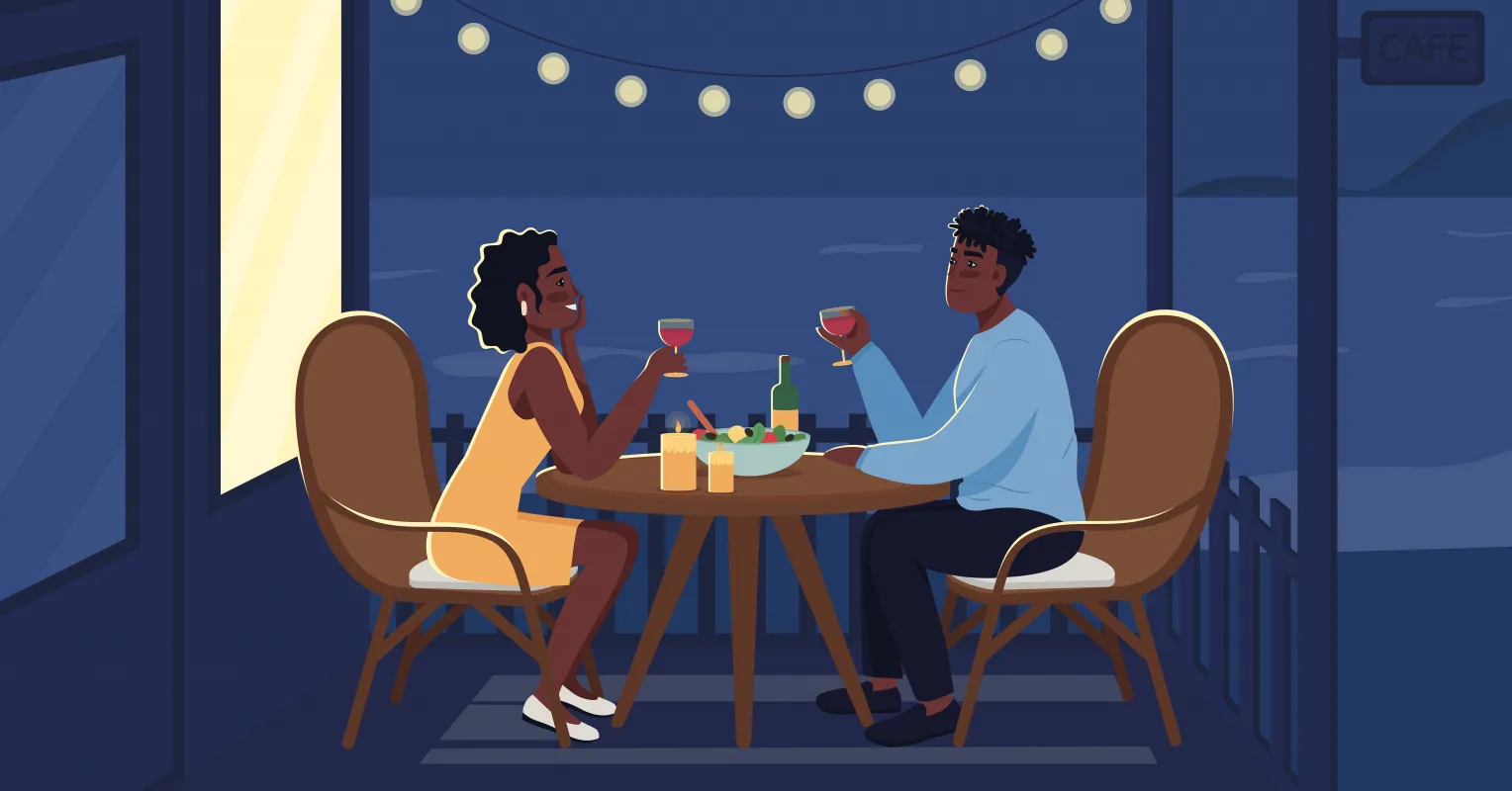 A couple sitting in silence, reflecting on feelings after an argument about relationship signals.