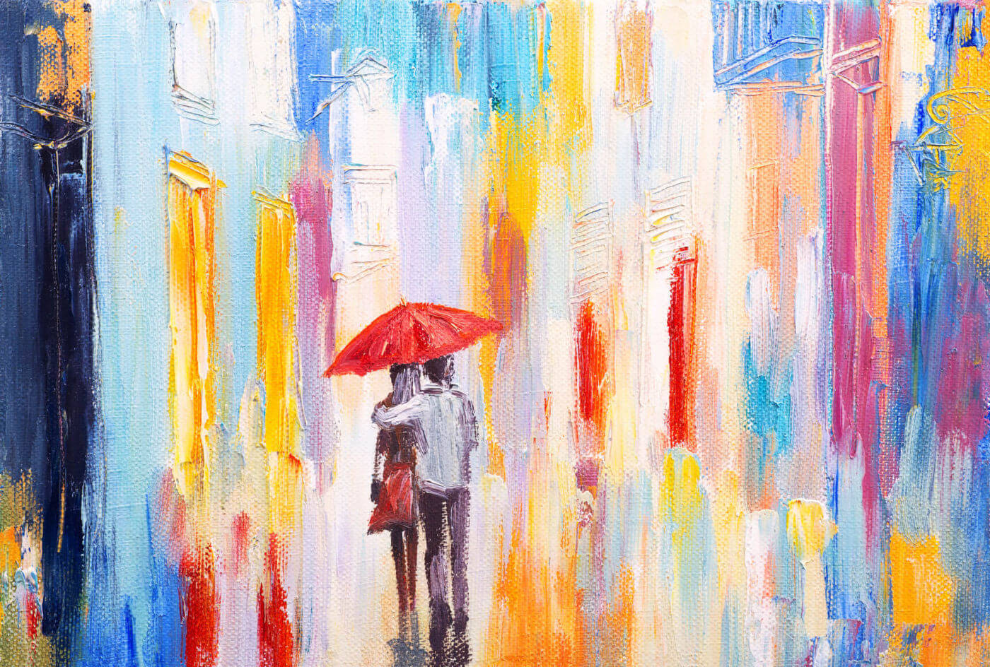 Individual contemplating emotions related to commitment after a journey of self-discovery in love