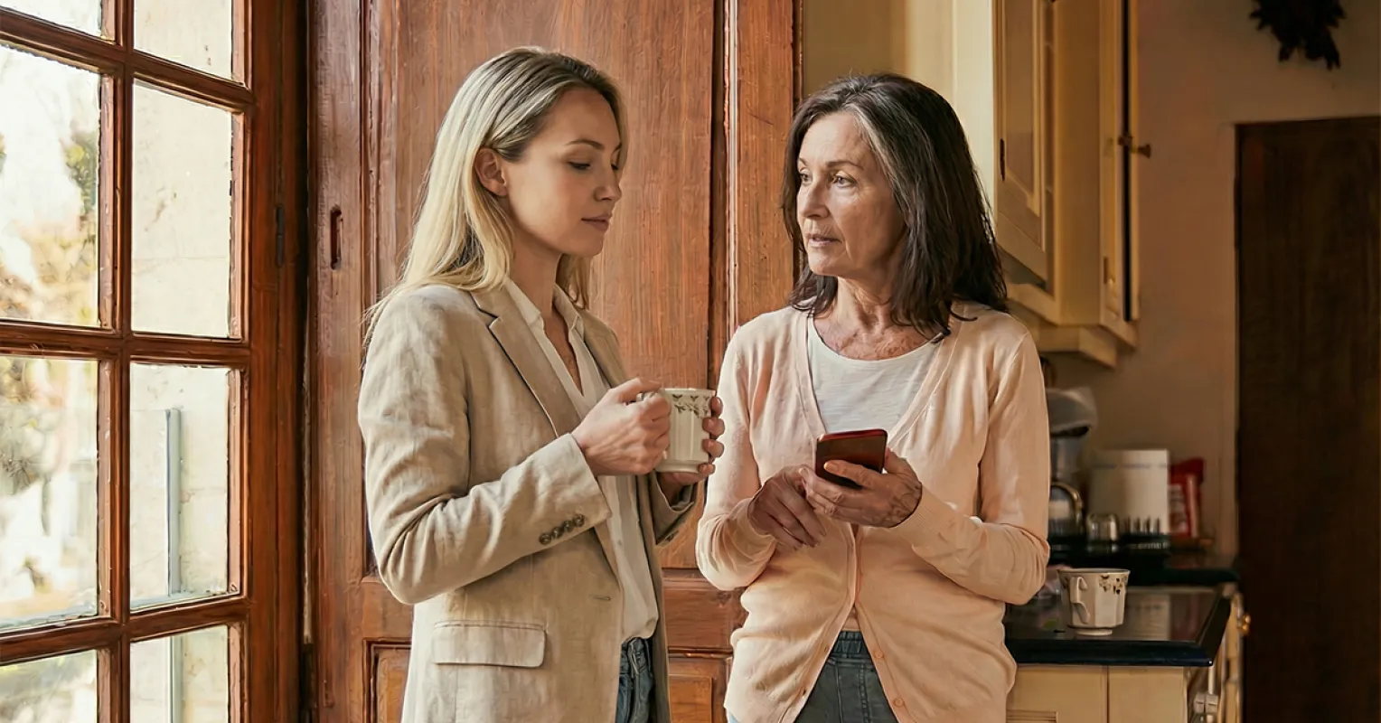 Adult daughter feeling overwhelmed while seeking approval from critical parents