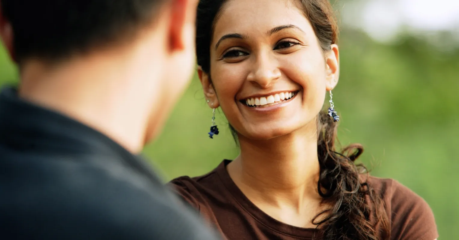 Couple discussing feelings of reassurance and attachment in their relationship