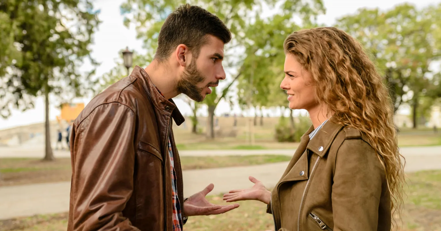 Person reflecting on uncertainty in a relationship connected to partner always contradict everything i say