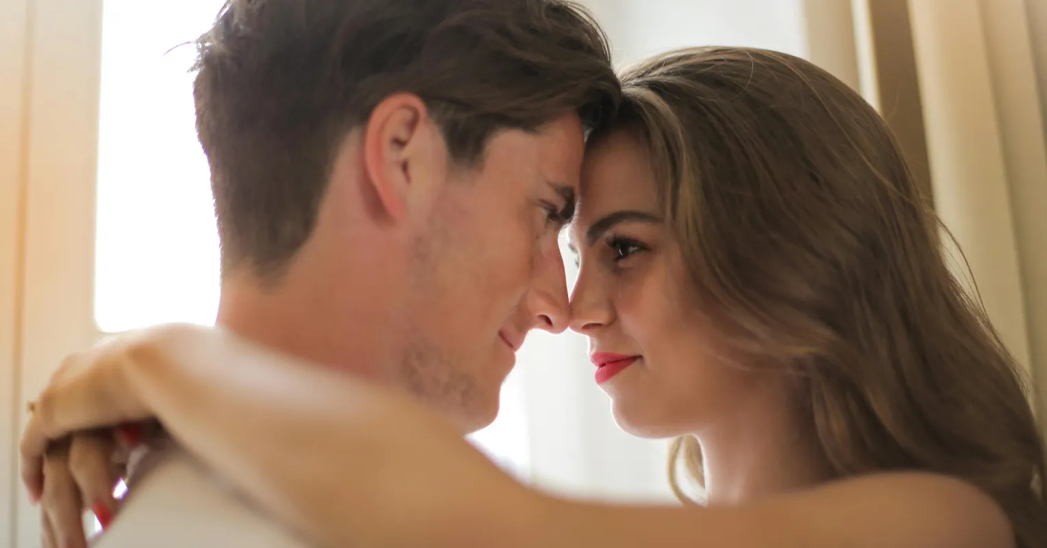 Couple experiencing a serious conversation with a noticeable lack of smiles