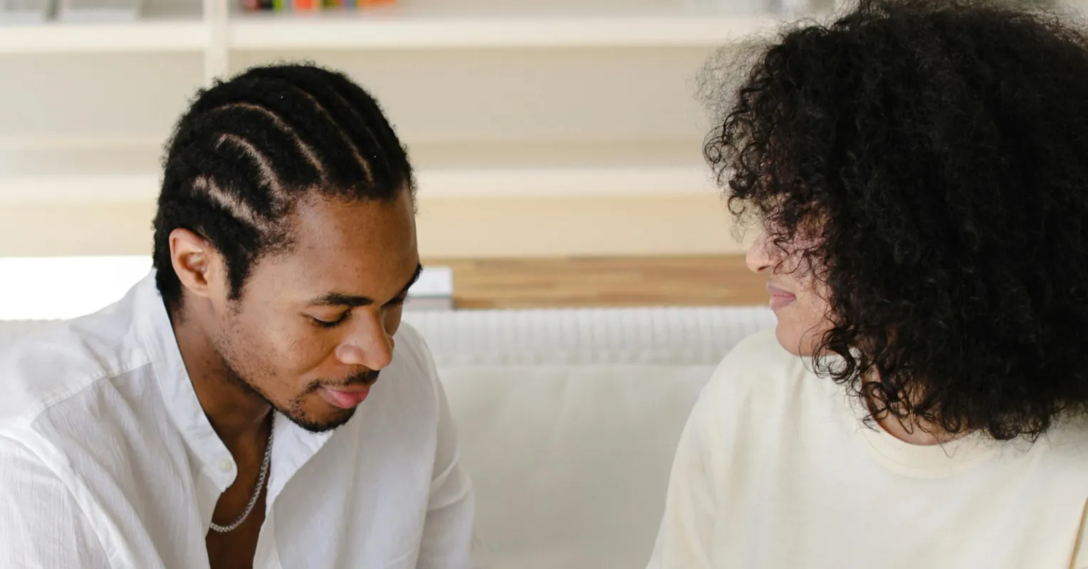 Woman expressing concern over minor issues during a seemingly happy moment together