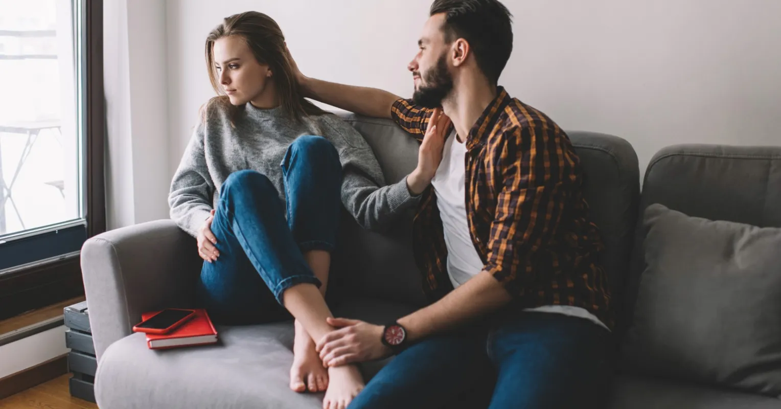 Couple appearing distant despite initial affection, exploring why emotional connections feel lost