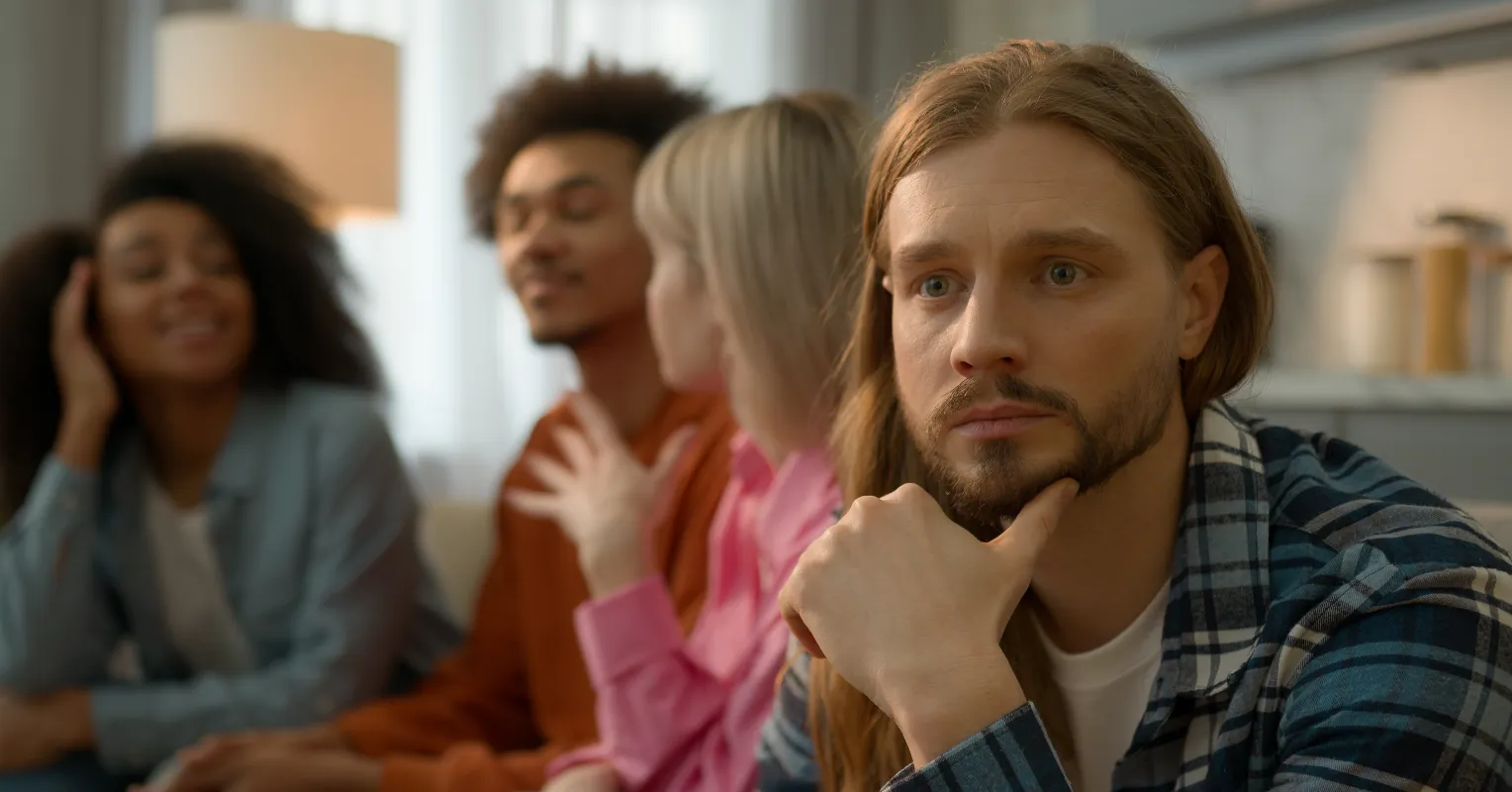 Person reflecting on emotional behavior and meaning connected to i feel like im always on the outside looking