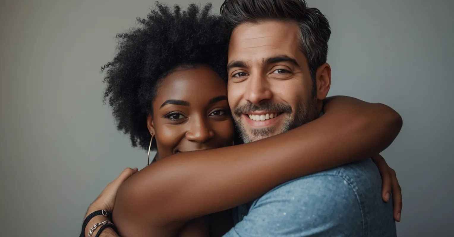 Person reflecting on emotional behavior and meaning connected to i feel more connected after hugging someone