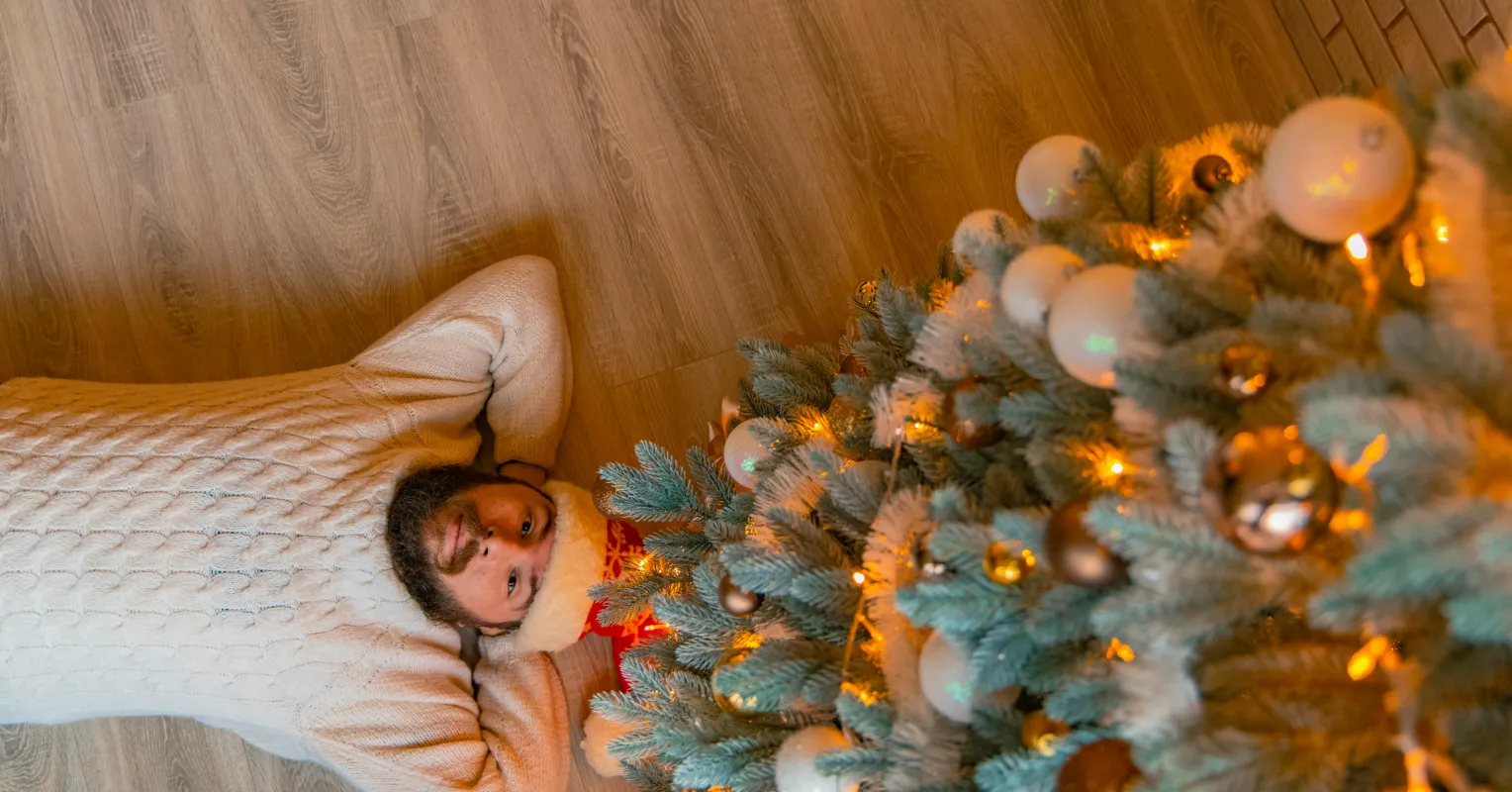 A family gathering with one member expressing feelings of emotional distance during the holidays.