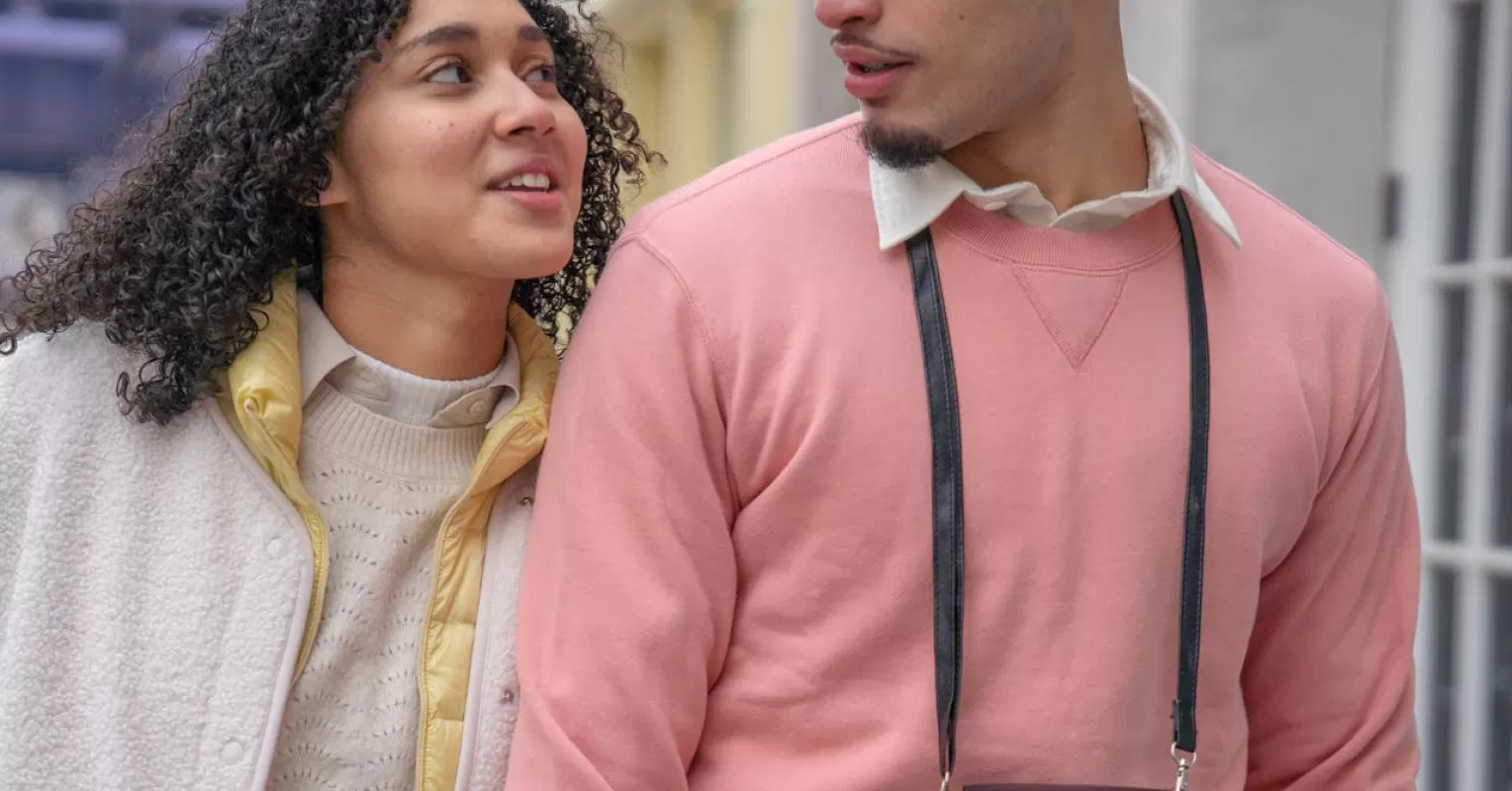Couple discussing emotional balance, questioning overwhelming feelings in their relationship