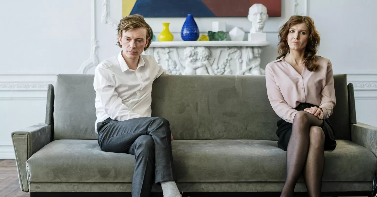 Couple discussing emotional neediness and its effects on their relationship dynamics