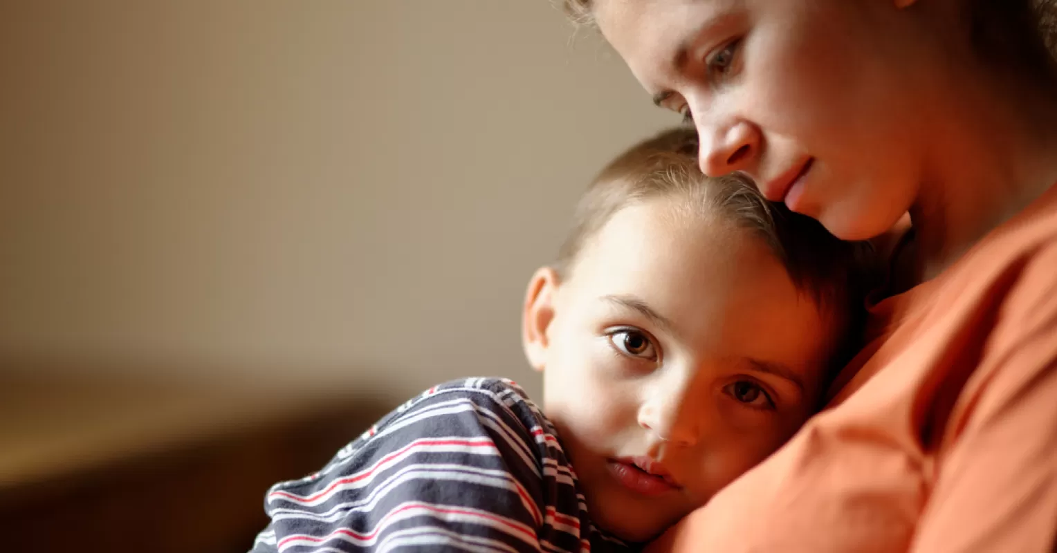 Adult child feeling overwhelmed in an overly close parent-child relationship