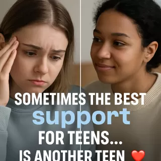 Teenager showing signs of withdrawal from friends after experiencing a breakup