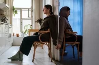 Twin siblings feeling anxious during their time apart, showcasing emotional bonds