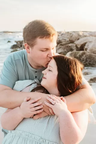 A person contemplating their partner's happiness, reflecting on emotional well-being in a relationship