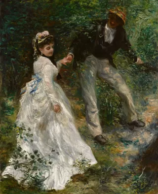 A person looking contemplatively away, embodying the intrigue of showing less interest in attraction.
