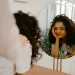 Individual contemplating the emotional impact of speaking their mind in a conversation