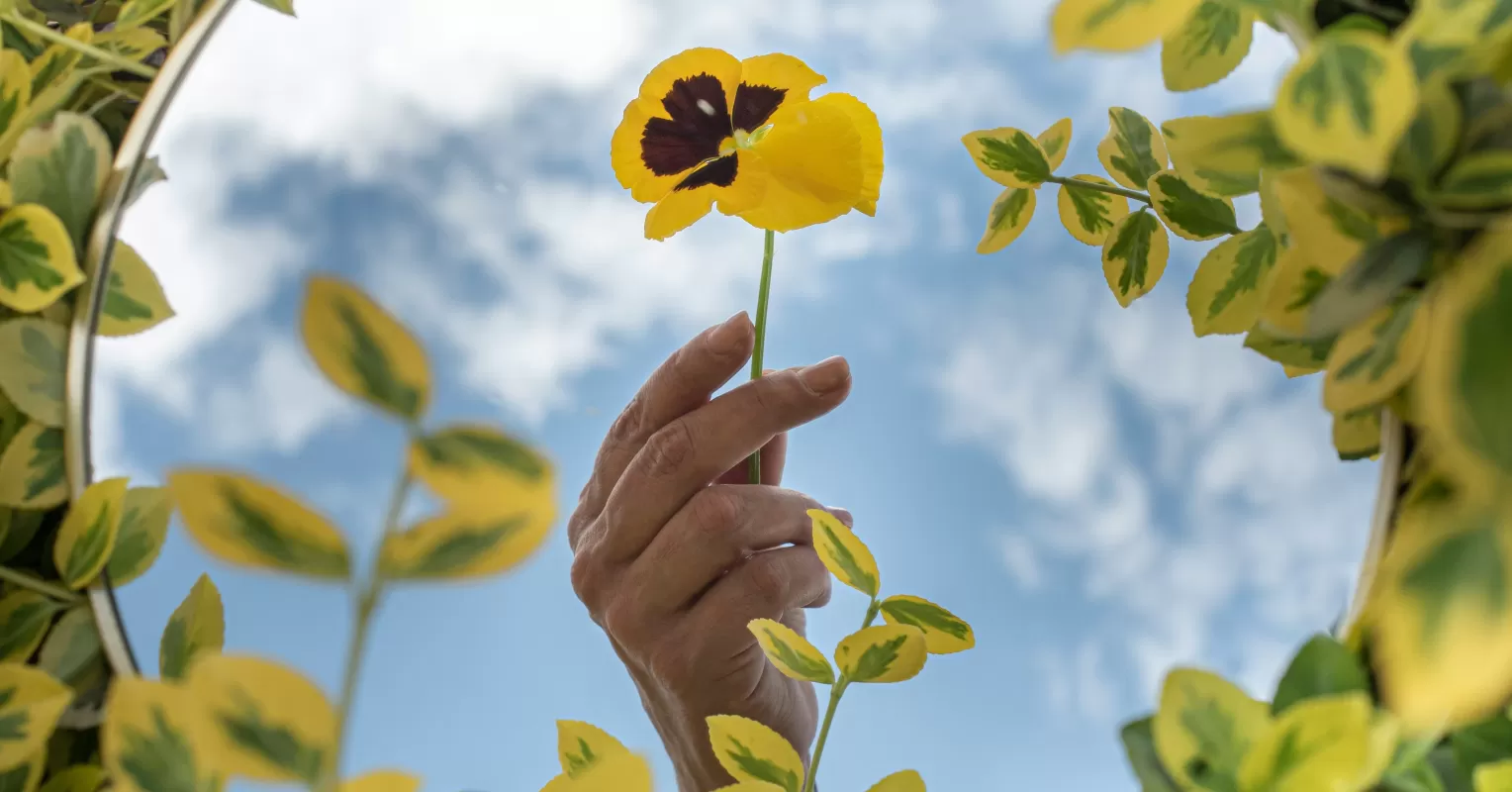 Individual contemplating overlooked issues in a relationship, highlighting blind spots
