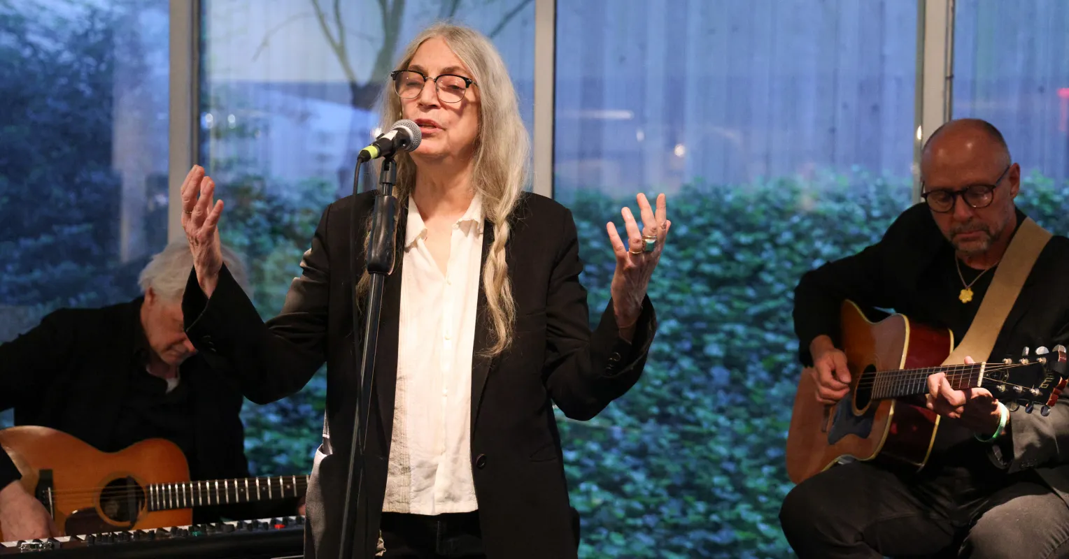 Individual reflecting on memories evoked by music that reminds them of a lost loved one