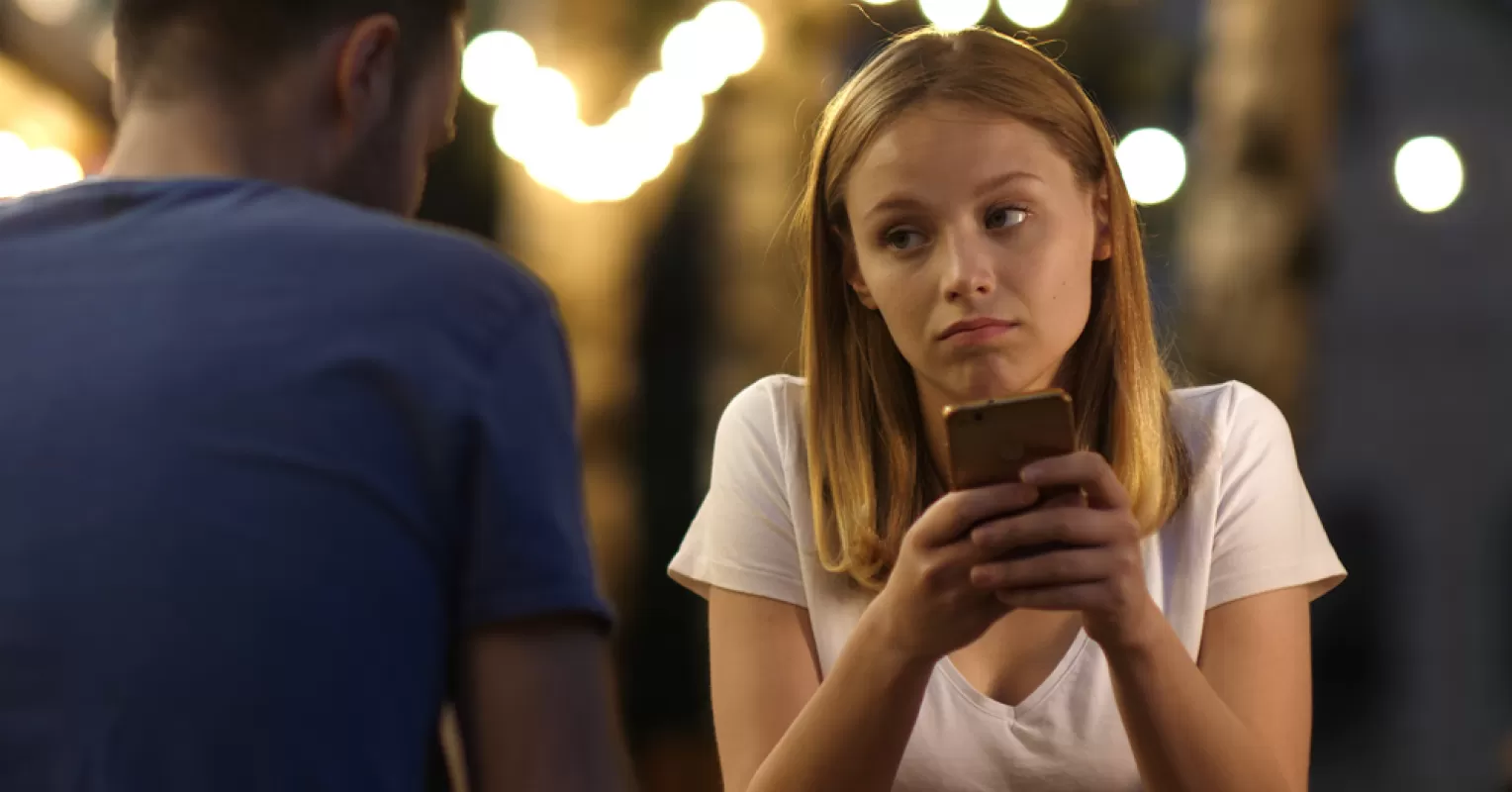 A person contemplating their feelings of repulsion toward someone they once liked