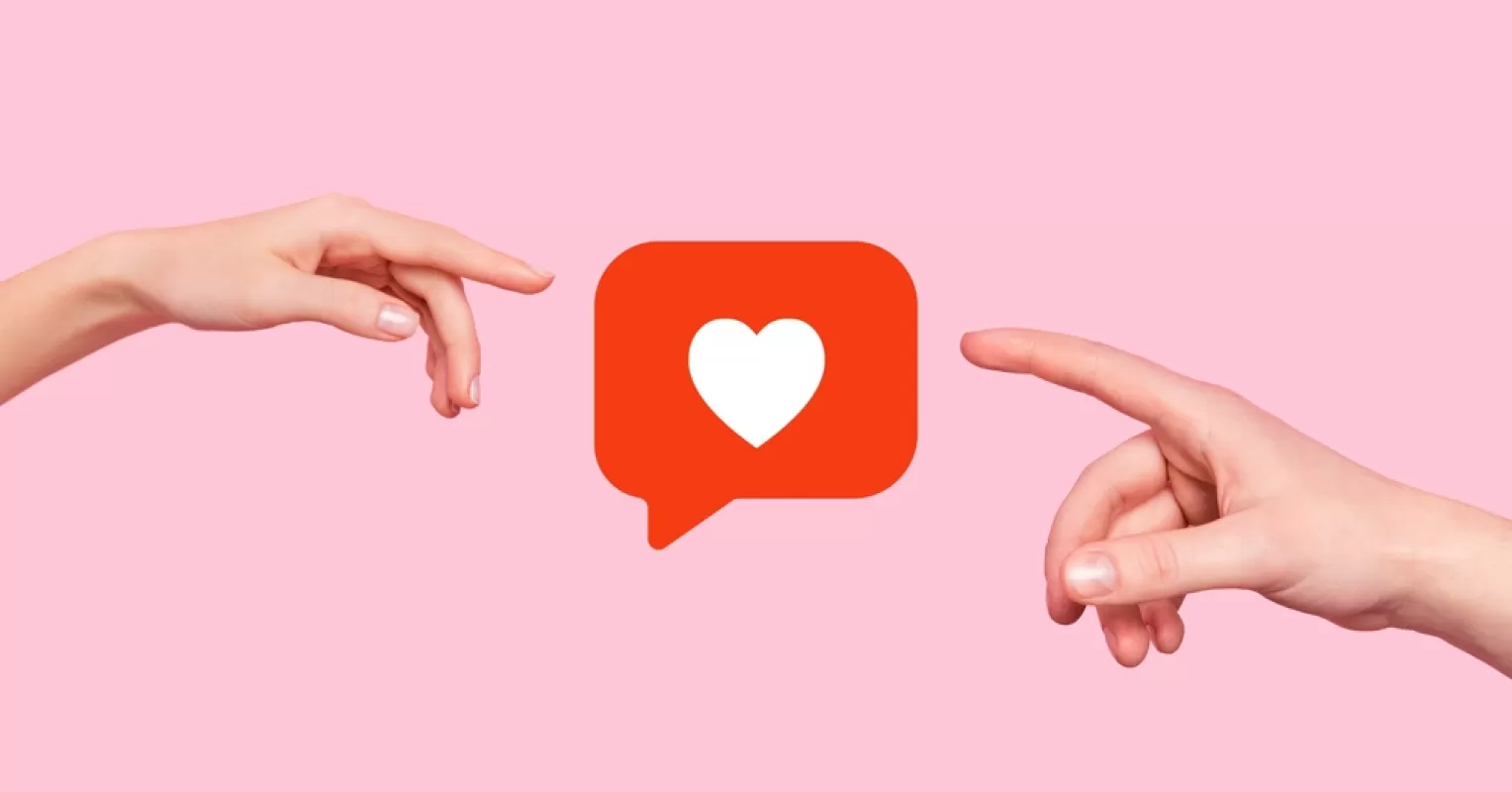 Couple experiencing emotional disconnect while one is absorbed in social media