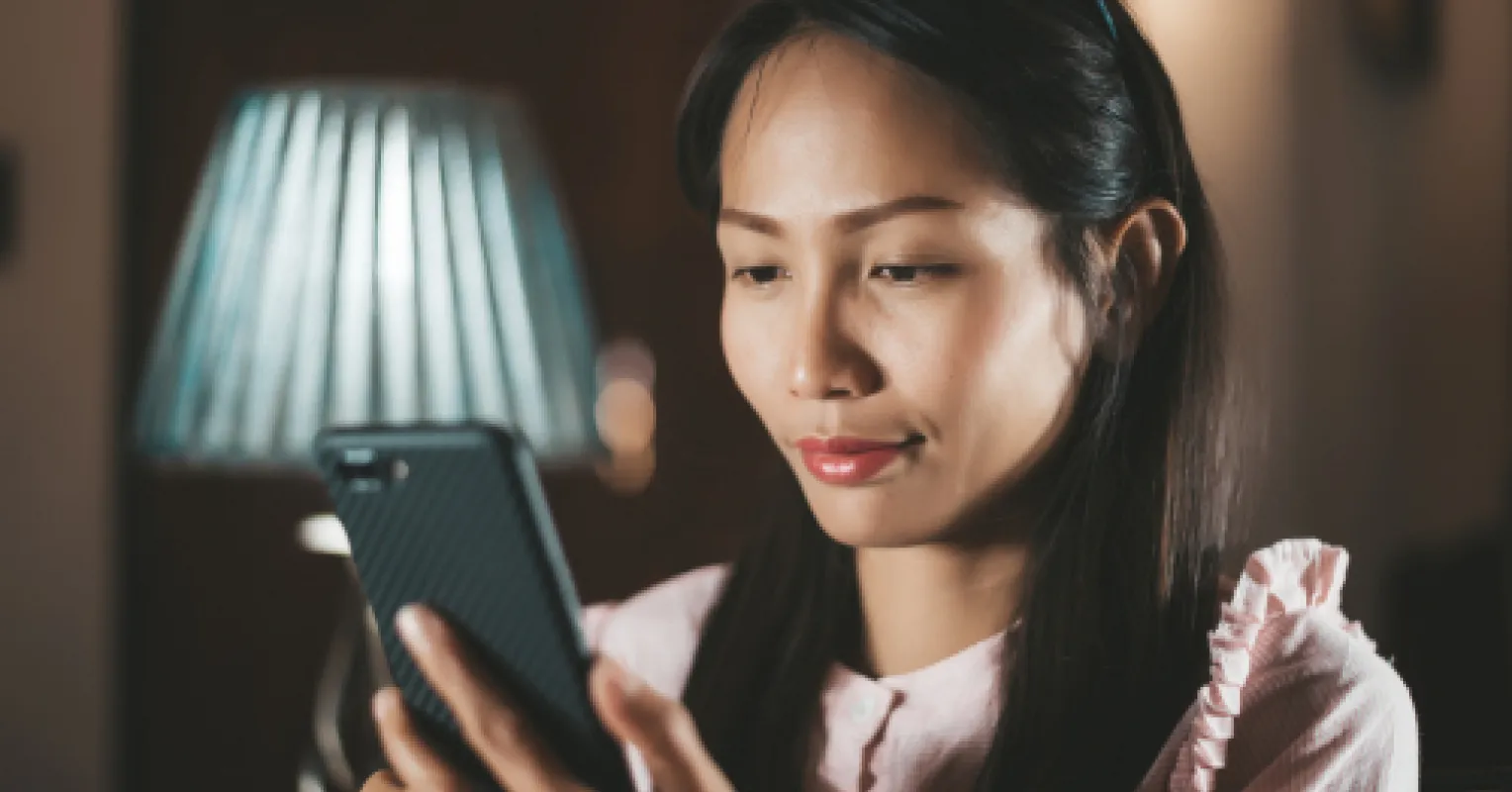 Couple communicating through video call, reflecting on virtual connections in their relationship