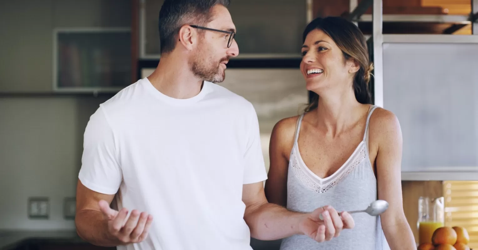 Couple in heated discussion, revealing emotions during arguments fueled by love