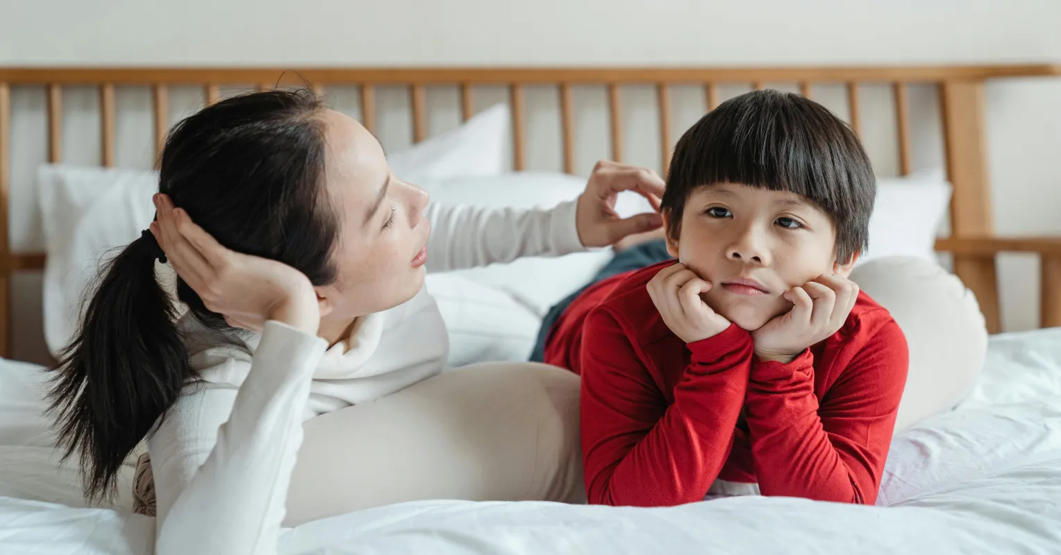 Child expressing frustration when unable to articulate their emotions and feelings