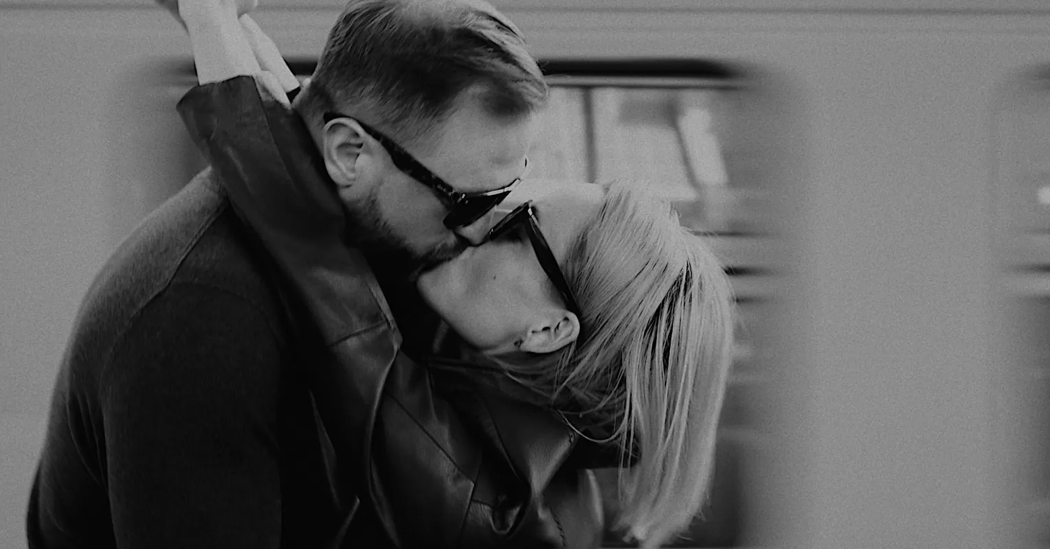 Couple sitting apart, showing emotional distance despite recent closeness in their relationship