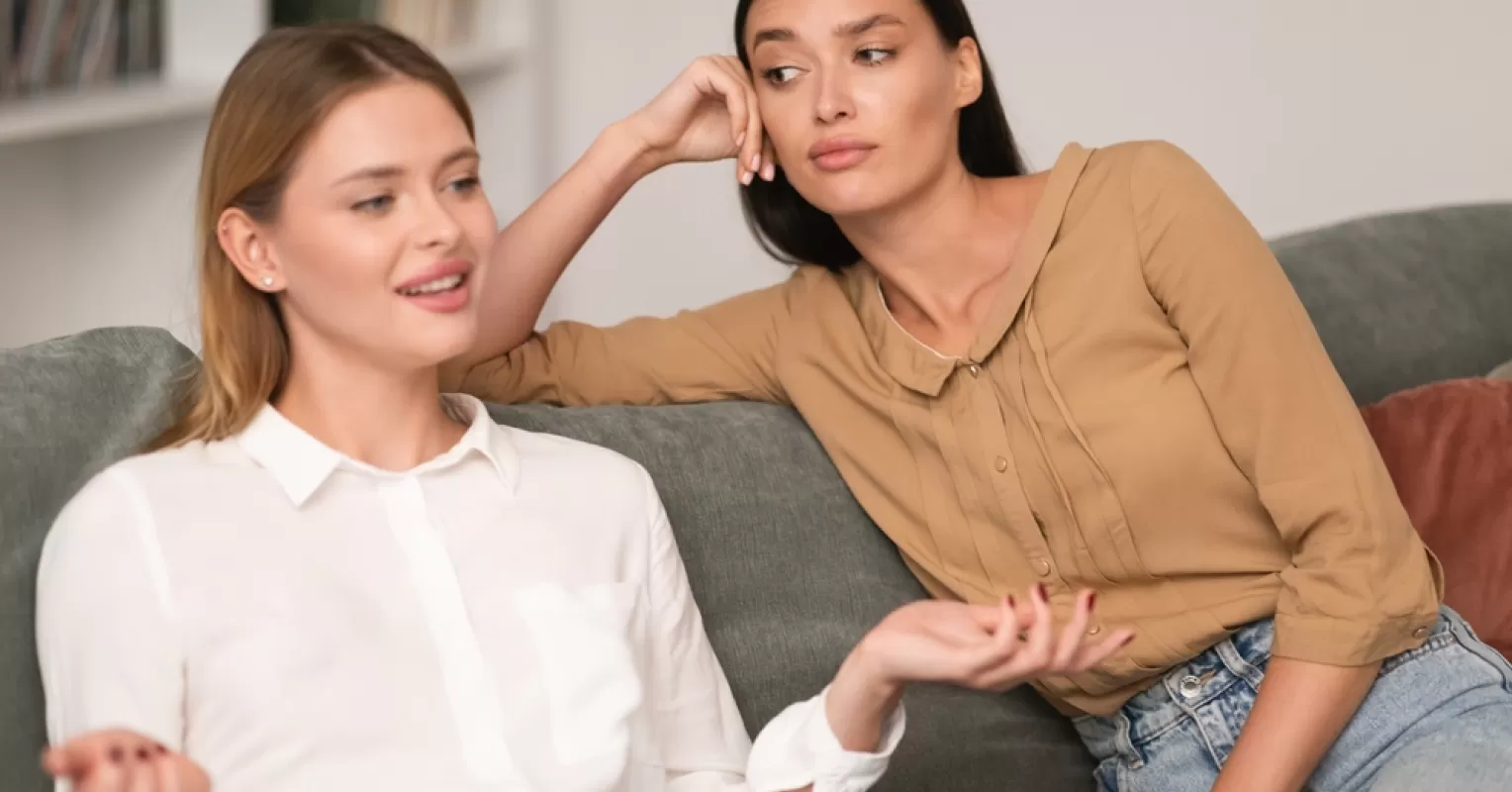 Person reflecting on uncertainty in a relationship connected to partner dominate conversations and ignore my input