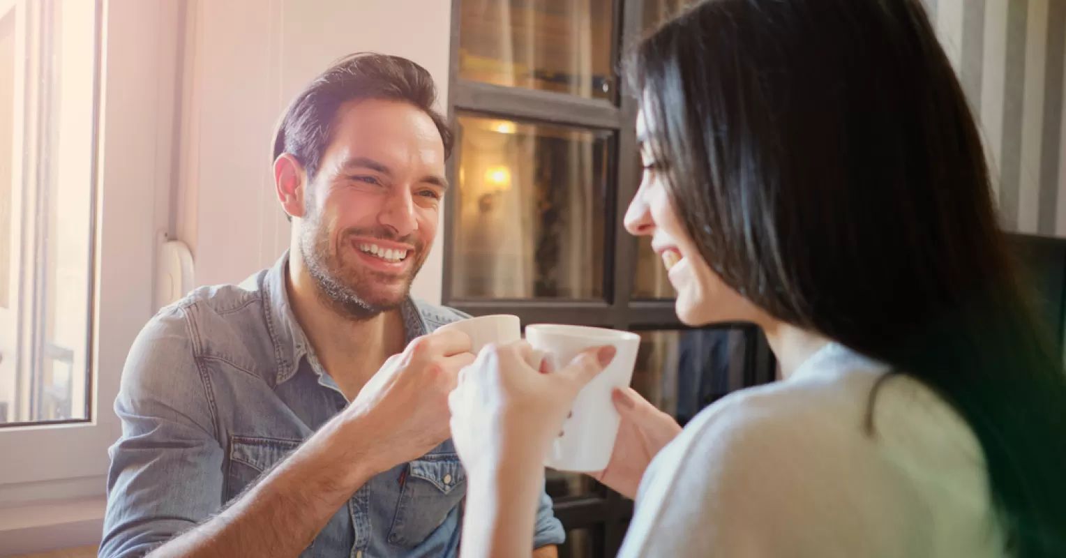Couple experiencing a moment of emotional disconnect after feeling close together