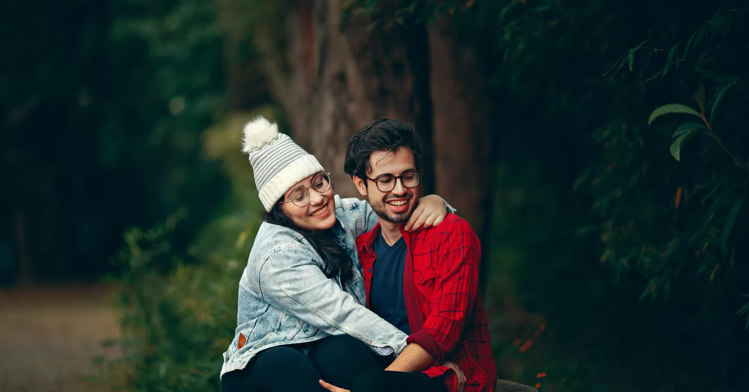 Individual feeling overwhelmed by intense emotions during a new relationship