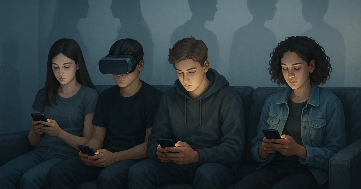 Person noticing subtle social behavior signals connected to i feel safer talking to ai than my friends