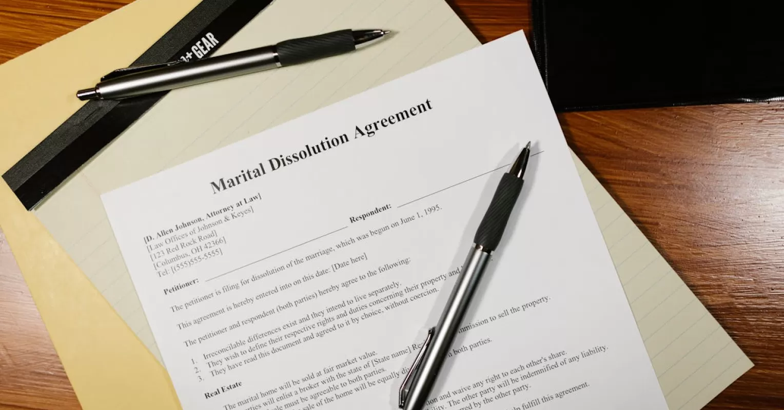 Individual experiencing guilt while reflecting on the emotional turmoil of ending a marriage