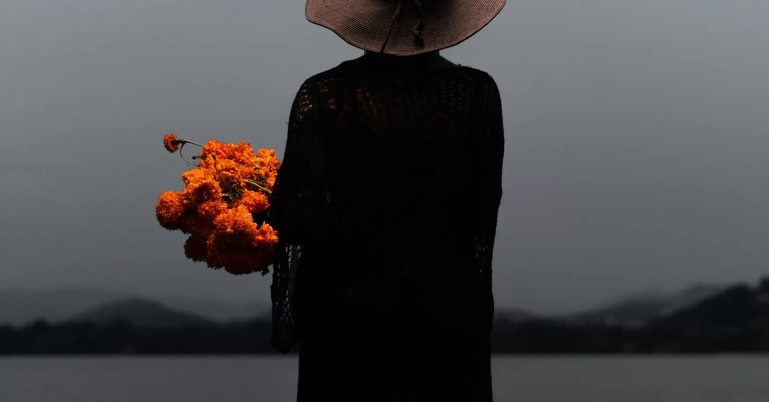 Individual contemplating emotional needs while nurturing a romantic relationship with caring signals.