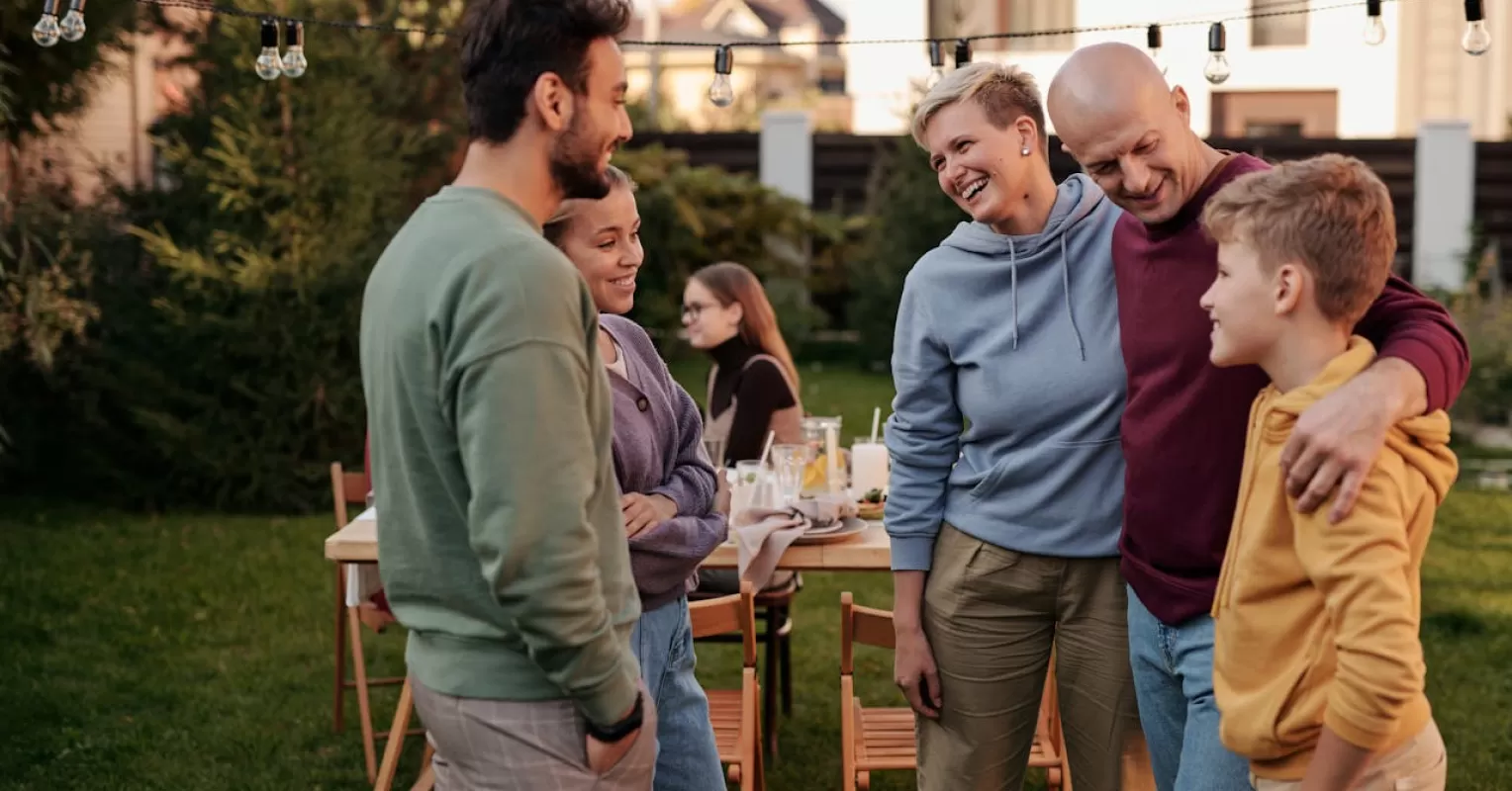 Family members discussing boundaries calmly to avoid conflict and improve relationships